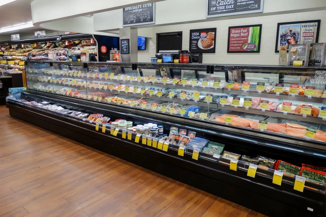 Structural Concepts GJDSS6RLB 73" Refrigerated Self-Service Case, Deck Only, Remote DX Refrigeration