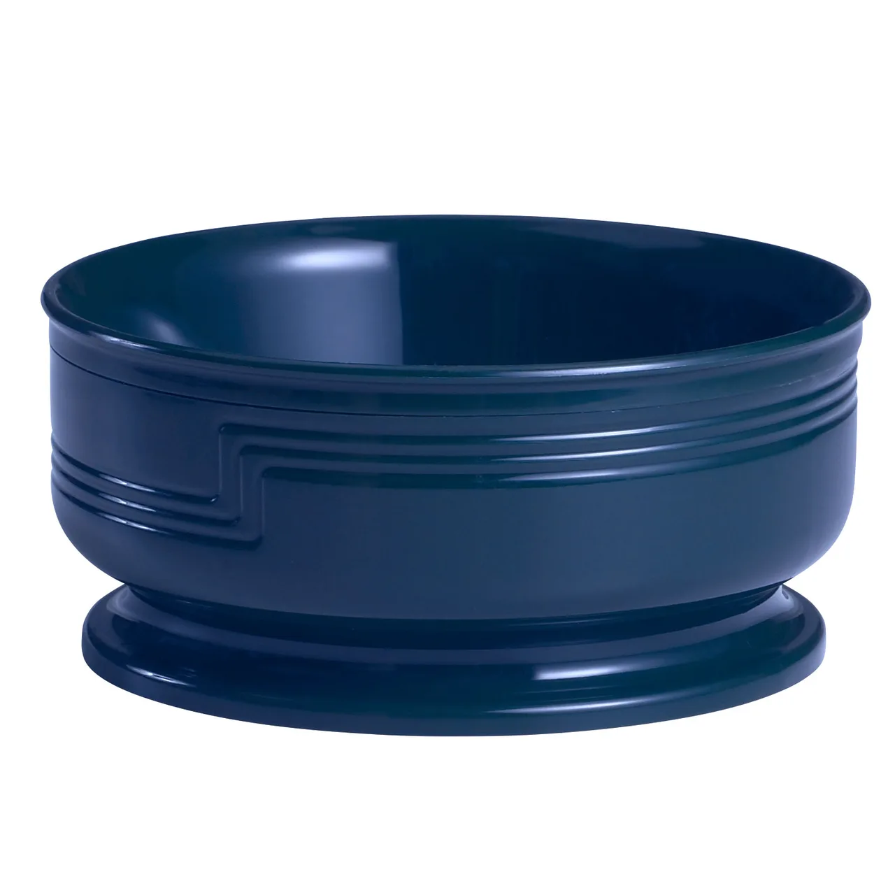 Cambro MDSB16497 Shoreline Entree Bowl, 5-3/8" Dia x 2-2/5" H, 16.9 oz, Navy Blue PP Dishwasher Safe