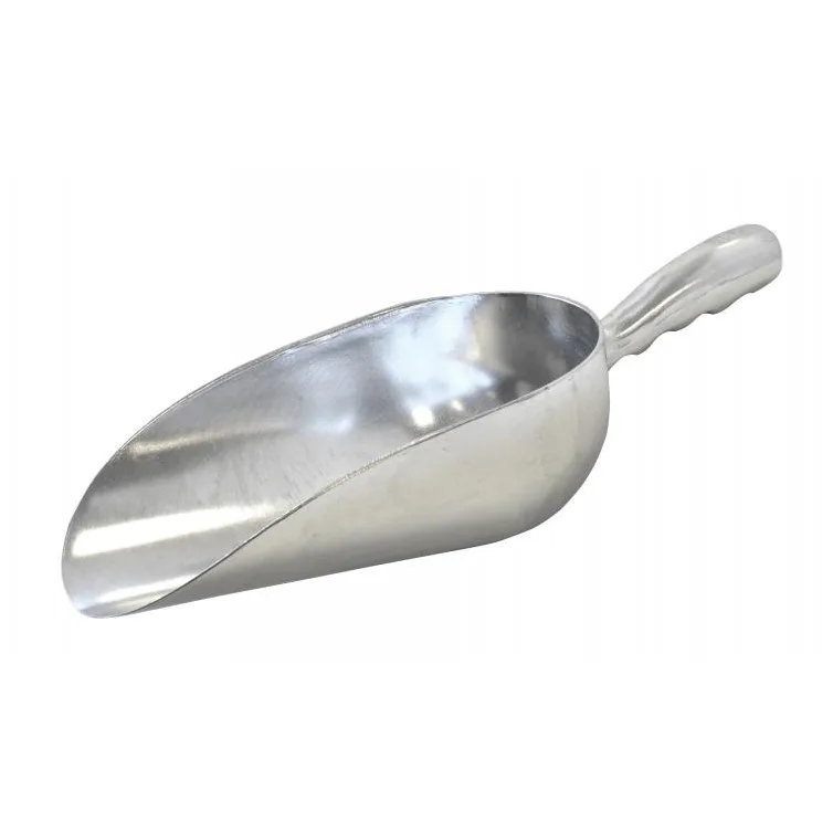 Omcan USA 27683 Ice Scoop, 58 oz, Solid Aluminum Construction, Round‑Bottom Design