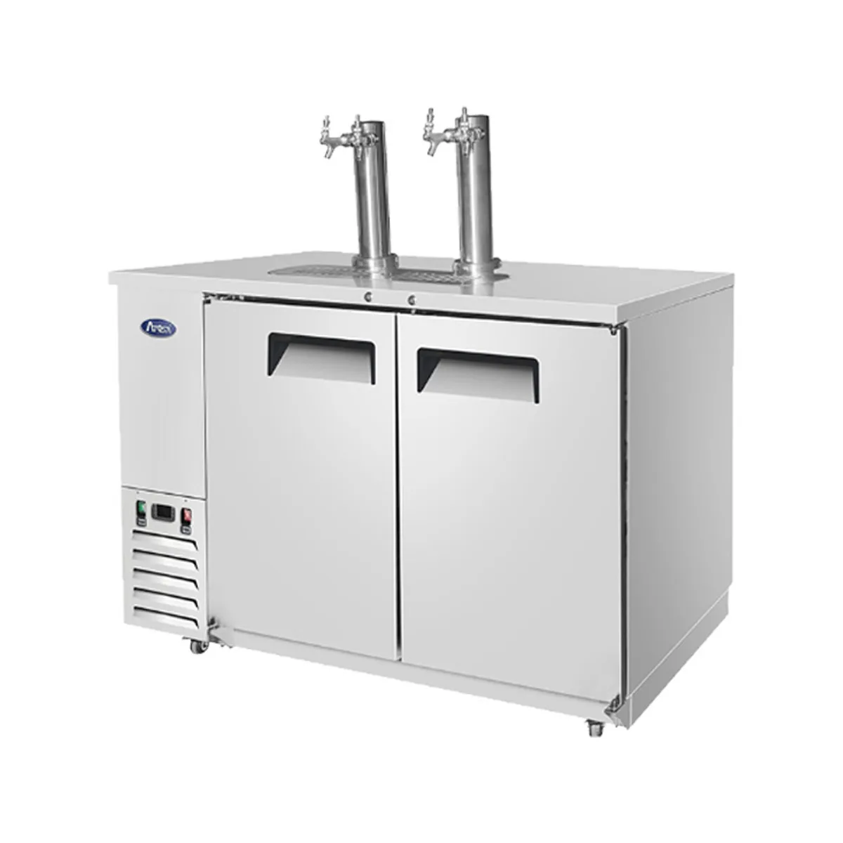 Atosa USA MKC58GR 57" 2 Towers Draft Beer Cooler Dispenser, 17.3 cu. ft.