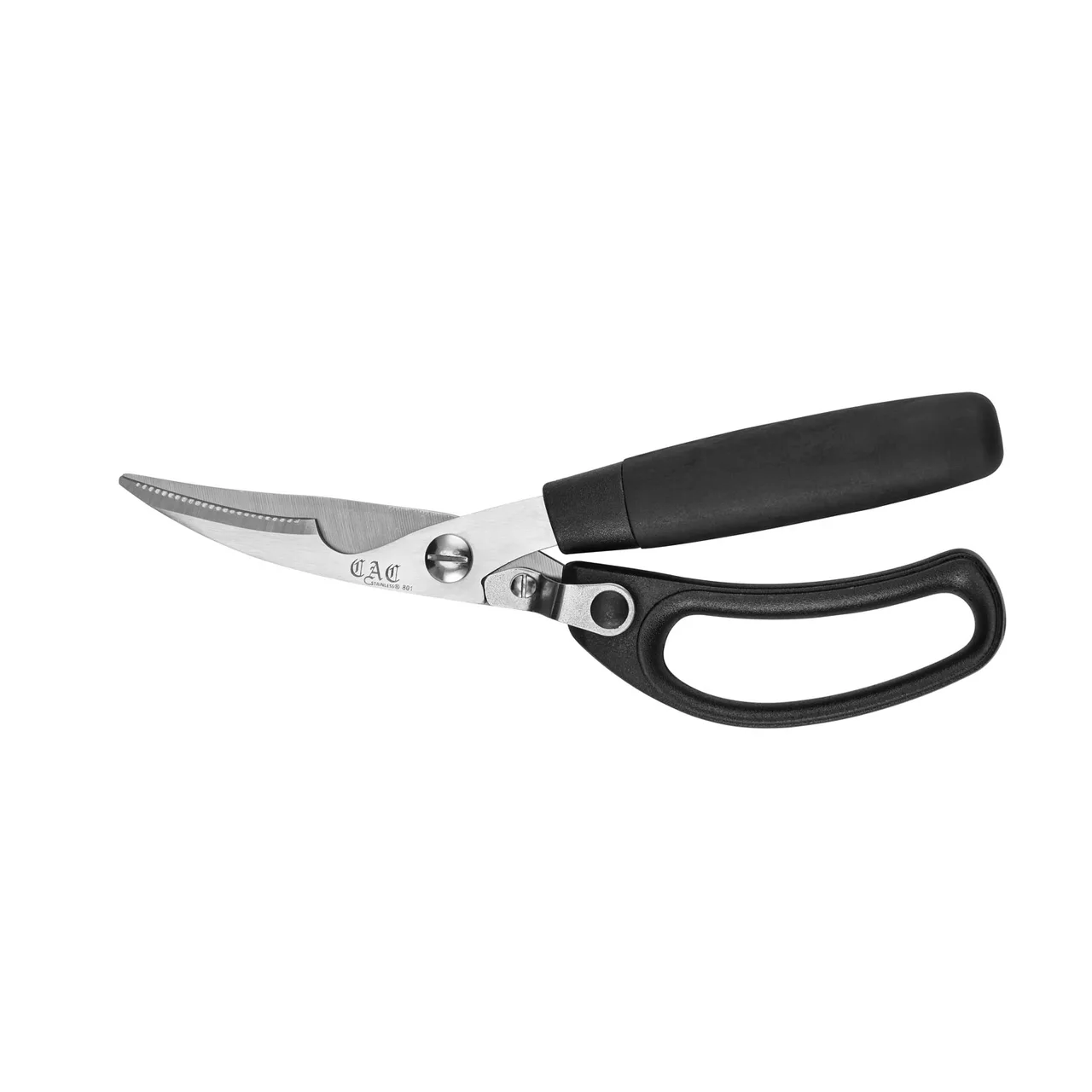CAC China SHRP-4P 4" Poultry Shears, Stainless Steel Blades, TPR Handle