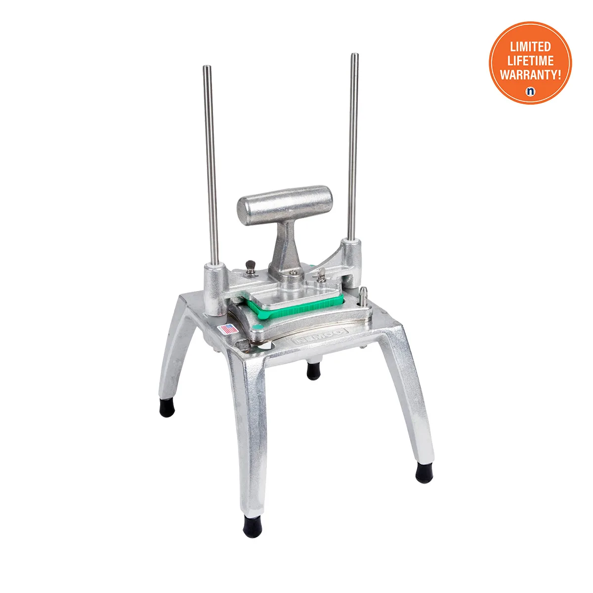 Nemco 57500-3 Easy Chopper 3™ Veg Dicer, 1/2" Square, 9.75" Width, Aluminum, Color‑Coded Blades, 4‑1/4" Area