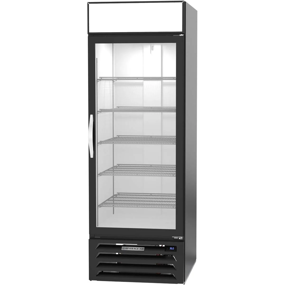 Beverage Air MMR23HC-1-B-WINE 27" Glass Door Wine Merchandiser, Single Temperature, 23.32 cu. ft.