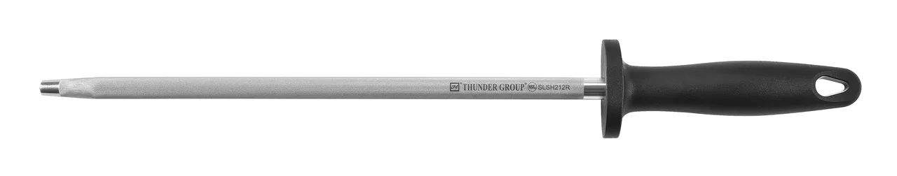 Thunder Group SLSH212R Diamond Steel Sharpeners, 12", 13Mm Width, Round