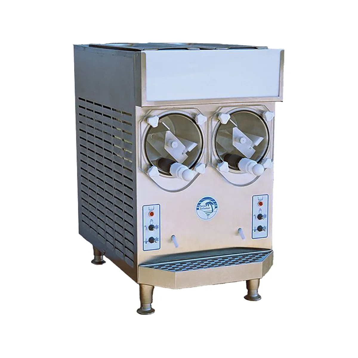 Frosty Factory 217W Cylinder Type Frozen Drink Machine,Water Cooled w/8 qt. Hopper - 3/4hp - Double