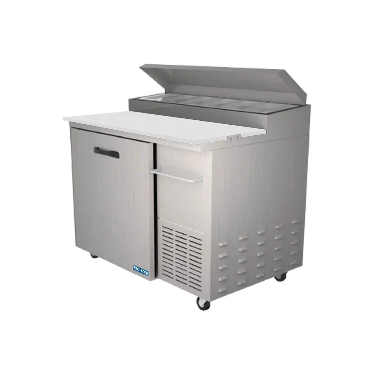 Pro-Kold PPT 44 01 41" 1-Section Refrigerated Pizza Prep Table w/ 1 Door, 10 cu. ft.