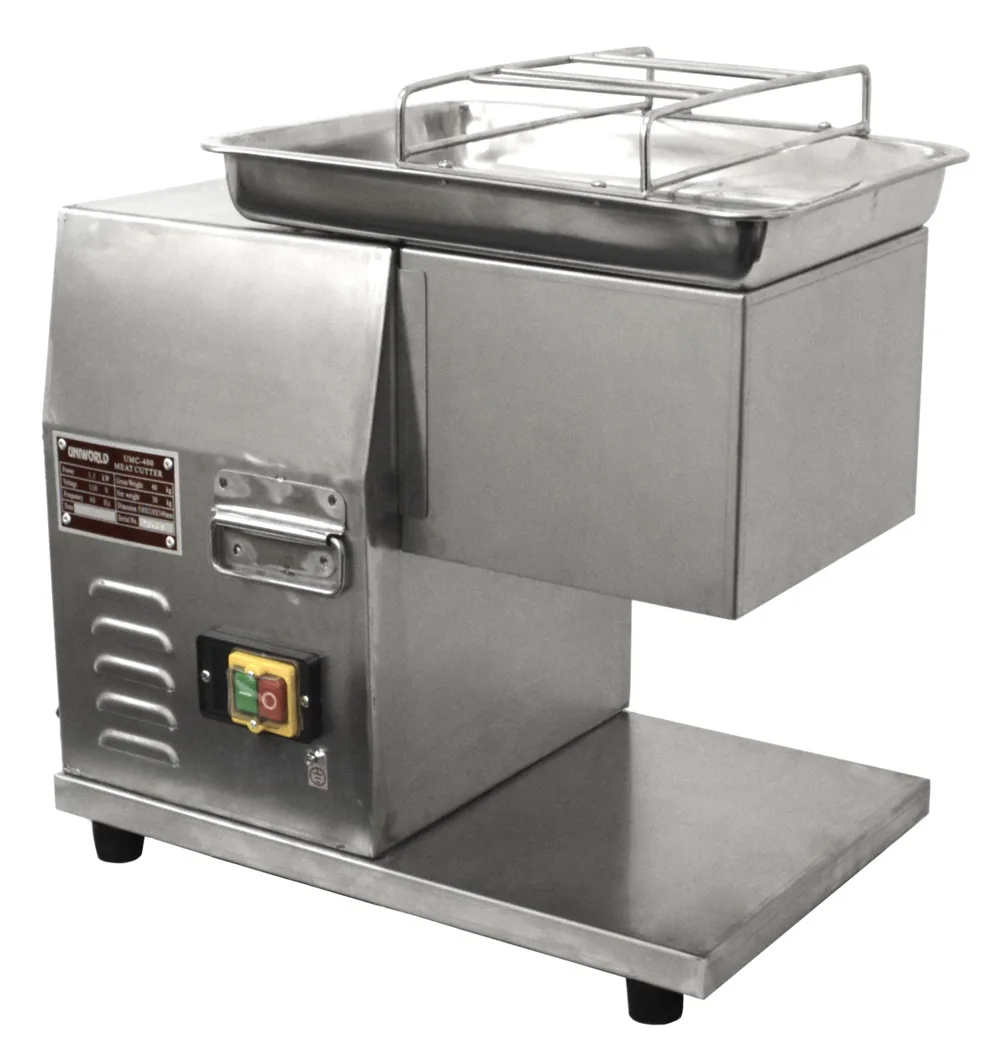 Uniworld UMC400-10 Meat Cutting Machine – 10mm Stainless Steel Blades, 1‑½ HP Electric, 110V/60Hz, CE, Bench‑Mount