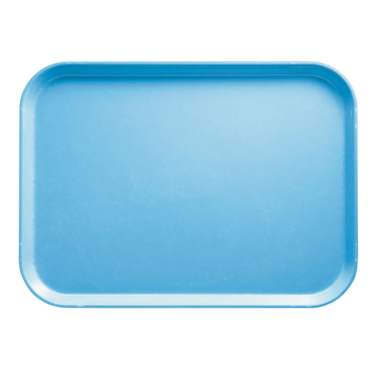 Cambro 926518 Rectangular Tray 8-7/8" x 25-9/16" x 1" Fiberglass Robin Egg Blue NSF Dishwasher Safe