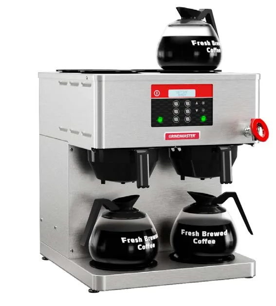 GRINDMASTER B-6-240V Automatic Fill Coffee Brewer for Decanters With Hot Water Faucet, Double