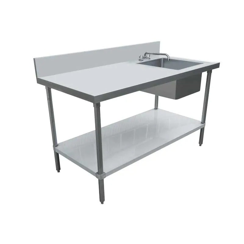 Omcan USA 43238 with Prep Sink(s) Work Table