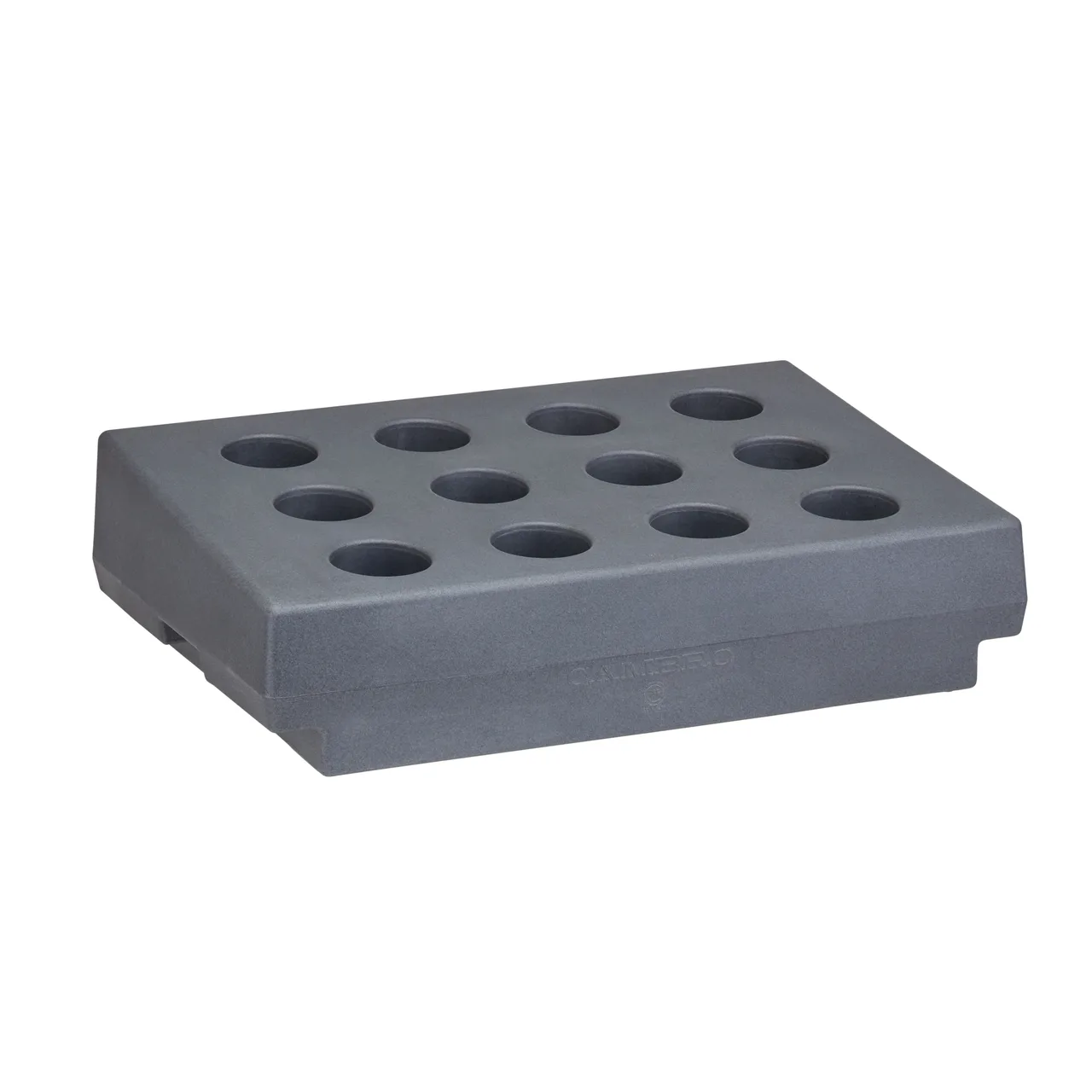 Cambro CR12191 Cutlery Rack, 12 Compartments, Granite Gray Polyethylene, 33"L x 22-3/4"W x 9"H, NSF
