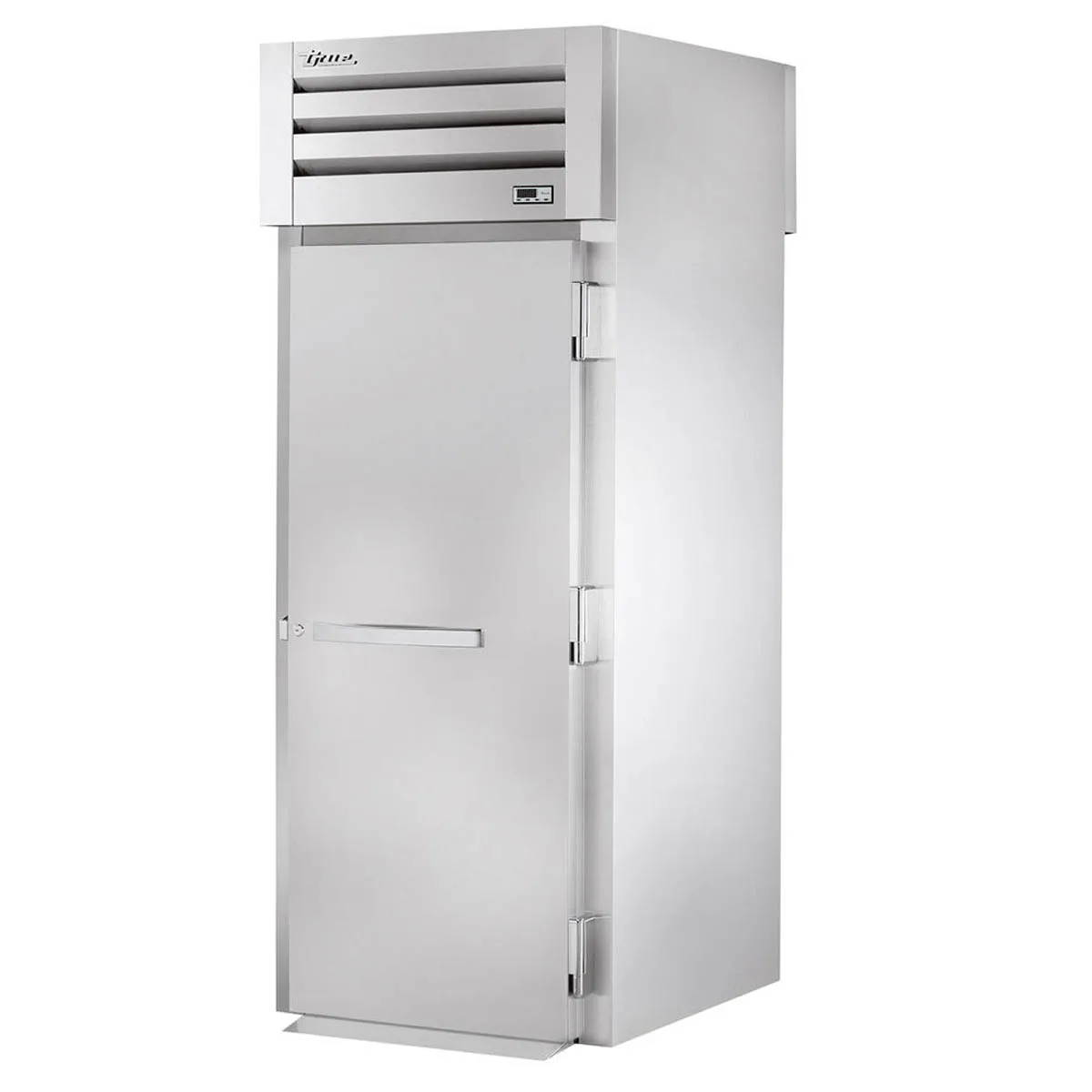 True STR1RRT89-1S-1S-HC 35" 1-Section Roll-Thru Refrigerator w/ Front Solid & Rear Solid Door, Stainless Steel, 89"H