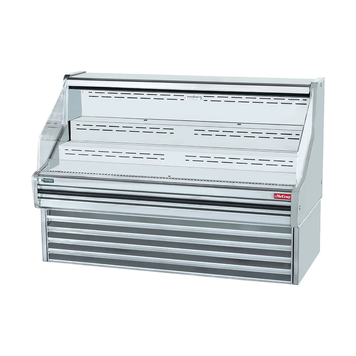 Howard-McCray SC-OS30E-4-S 51" Horizontal Impluse Open Merchandiser, Stainless Steel, Self-Contained