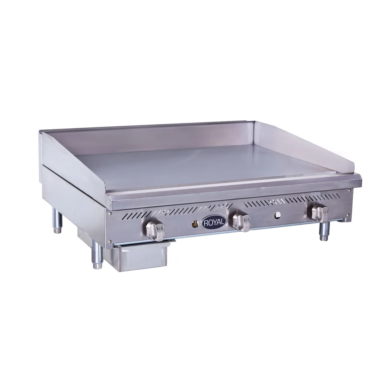 Royal Range of California RMG-24 24" Countertop Manual Gas Griddle, 24" Deep, 60.000 BTU