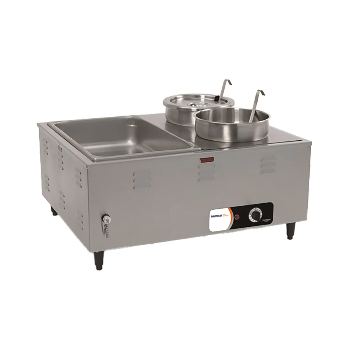 Nemco 6060A Countertop Food Pan Warmer, Mini Steamtable w/ 1 Well, Wet or Dry Operation