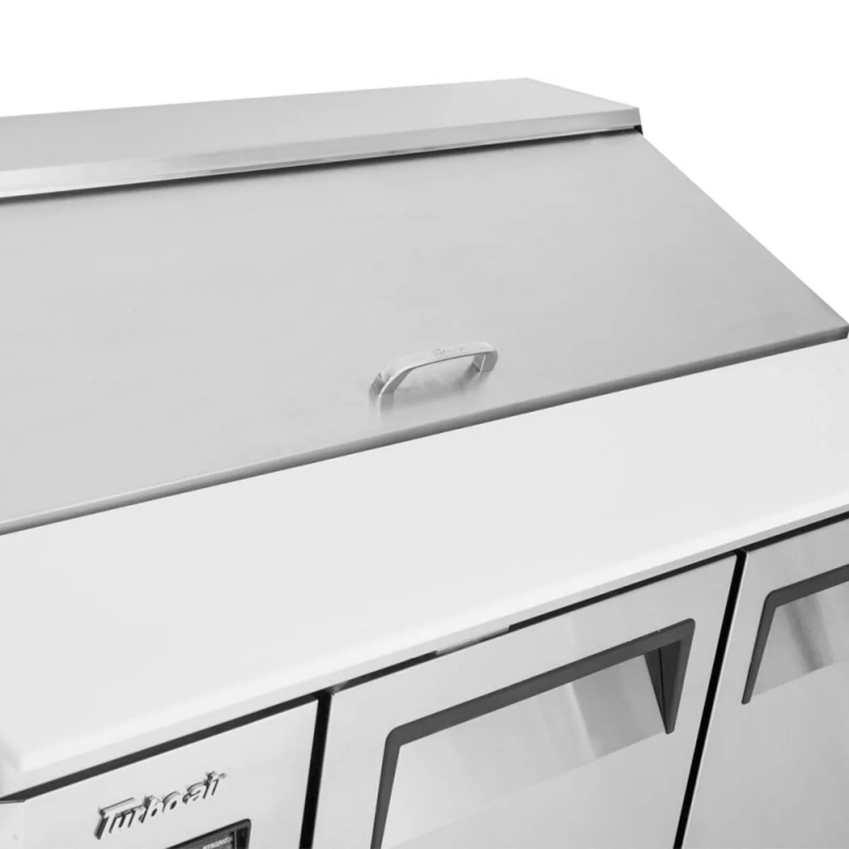 Turbo Air JST-48-N 47" Two Section Sandwich / Salad Prep Table w/ 2 Doors, 12 Pans