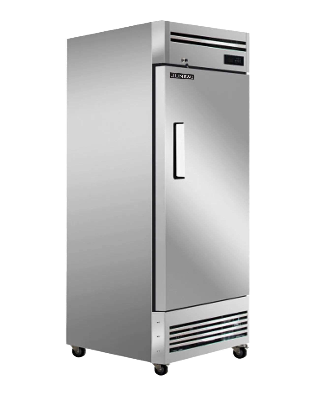 Omcan USA 58000 27" 1-Solid Door Reach-In Refrigerator, 17.8 cu. ft., Bottom Mounted