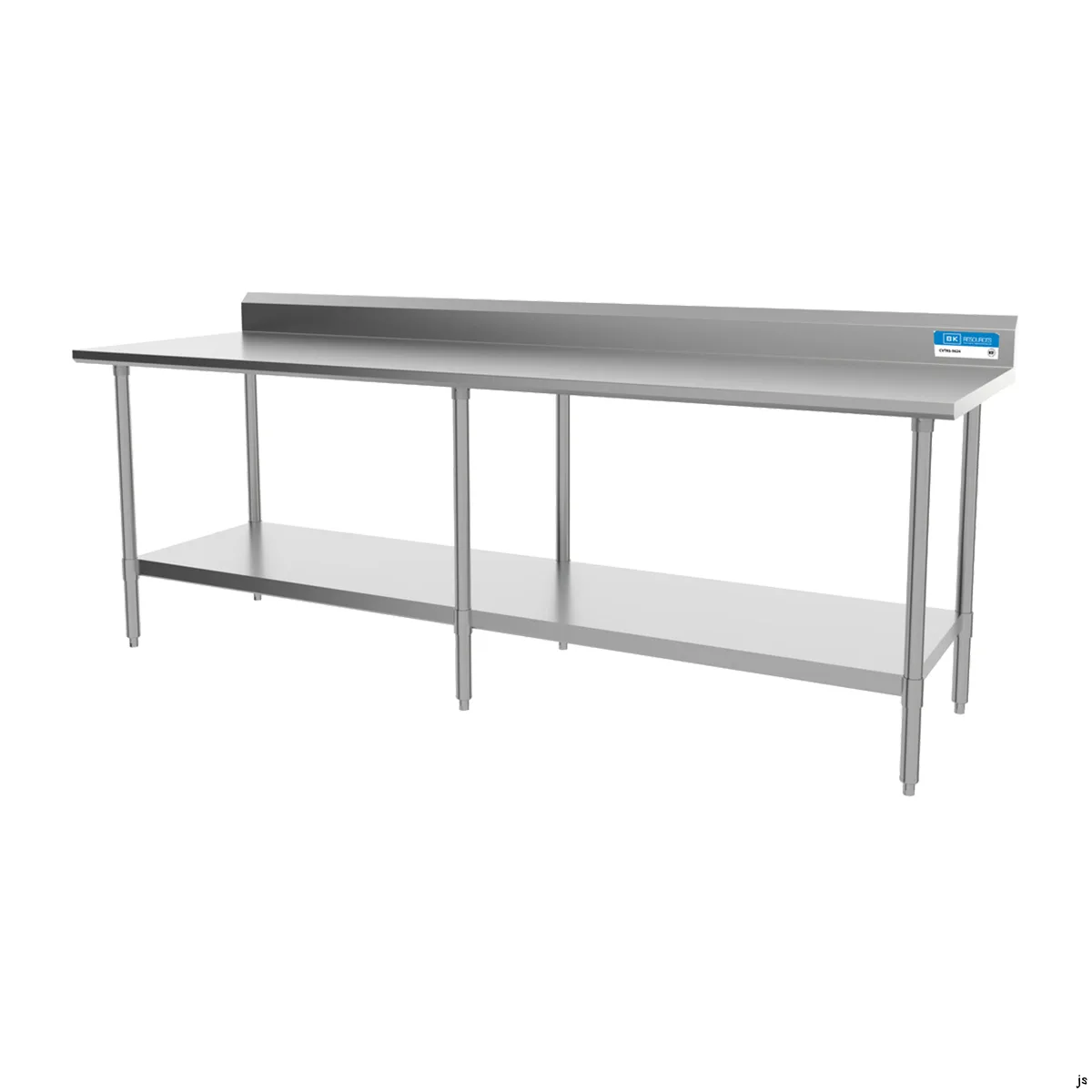 BK Resources CVTR5-9624 Work Table, 96"W X 24"D X 34-3/4"H Overall Size