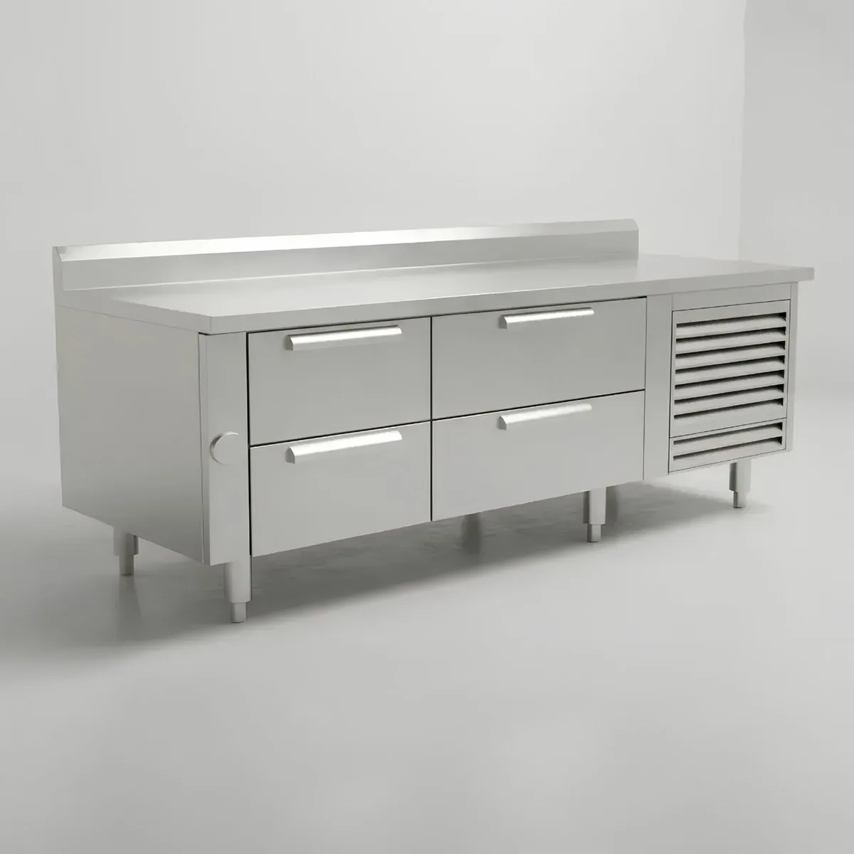 Garland US Range UN17C90 90" 6 Drawers Polar Cuisine Refrigerated Chef Base