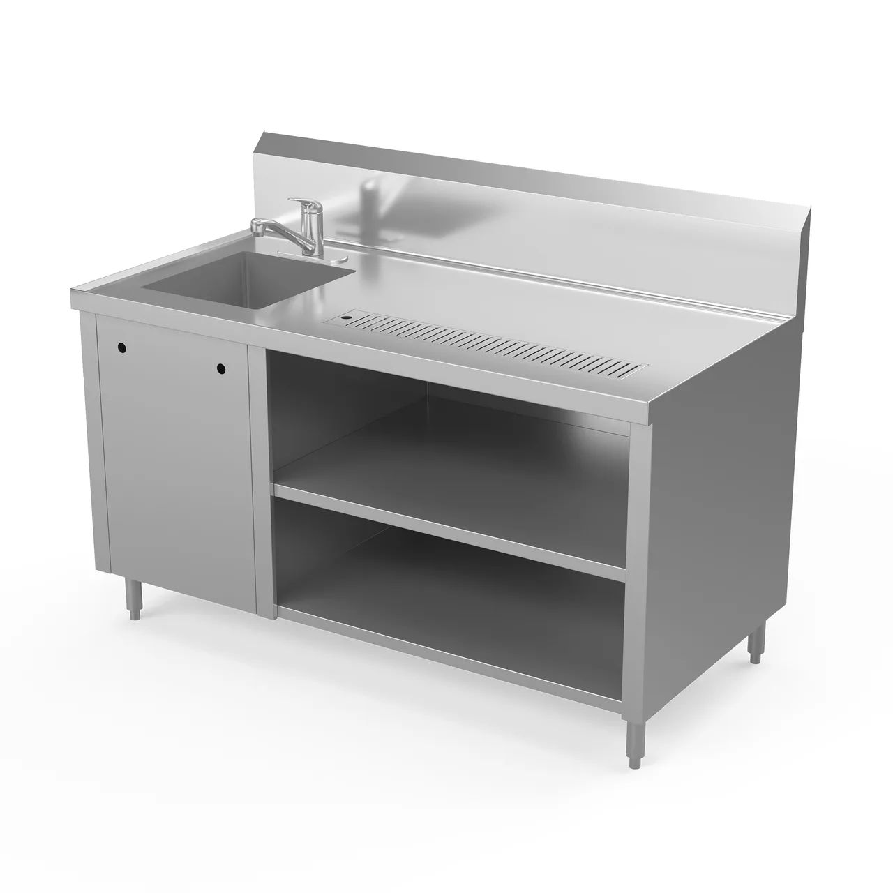 Winholt STCT-BC-3060-L Beverage Counter, 60"W X 30"D X 34"H