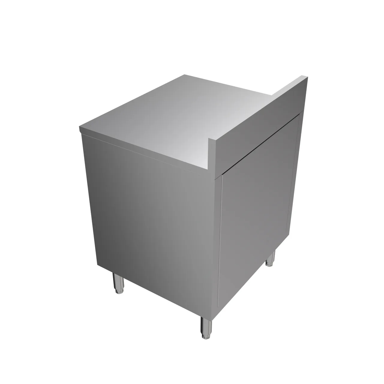 BK Resources UBC-21-F24HL Well Series Underbar Cabinet, 24"X21", with Legs