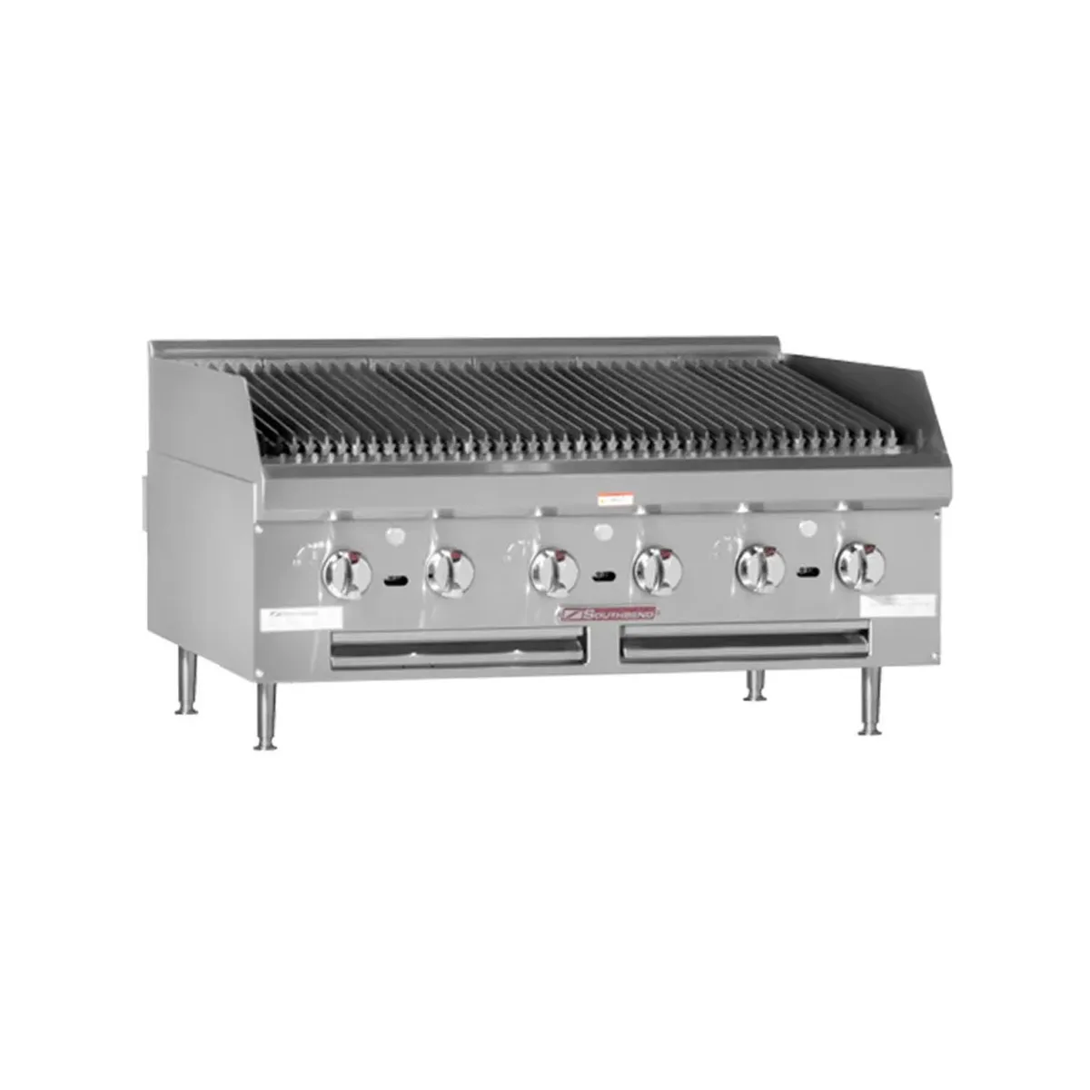 Southbend HDCL-36 36" Countertop Gas Lava Rock Charbroiler w/ (6) Burners, 120.000 BTU