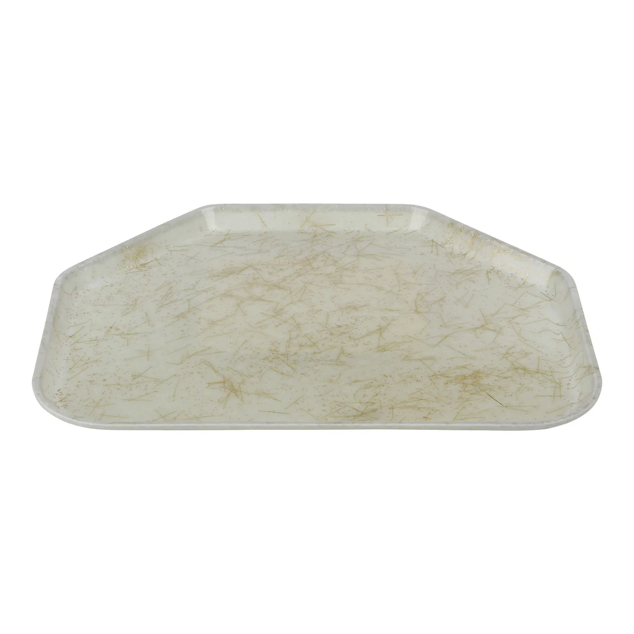 Cambro 1520TR526 Trapezoid Tray, 14-9/16" x 19-1/2" Fiberglass, Galaxy Antique Gold, NSF, USA Made