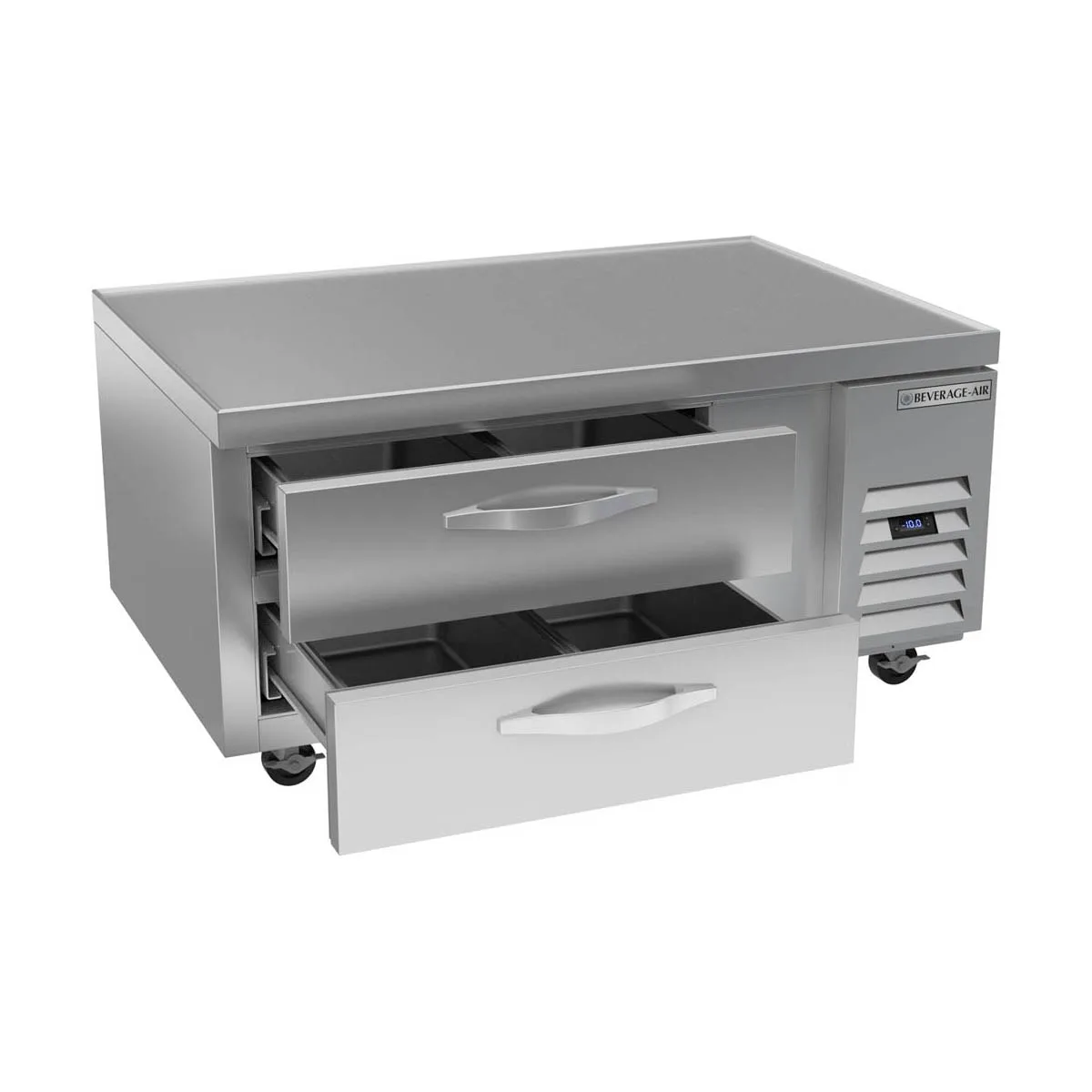Beverage Air WTFCS48HC 48" 2 Drawers Worktop Freezer Chef Base w/ Marine Edge, 8.6 cu. ft.