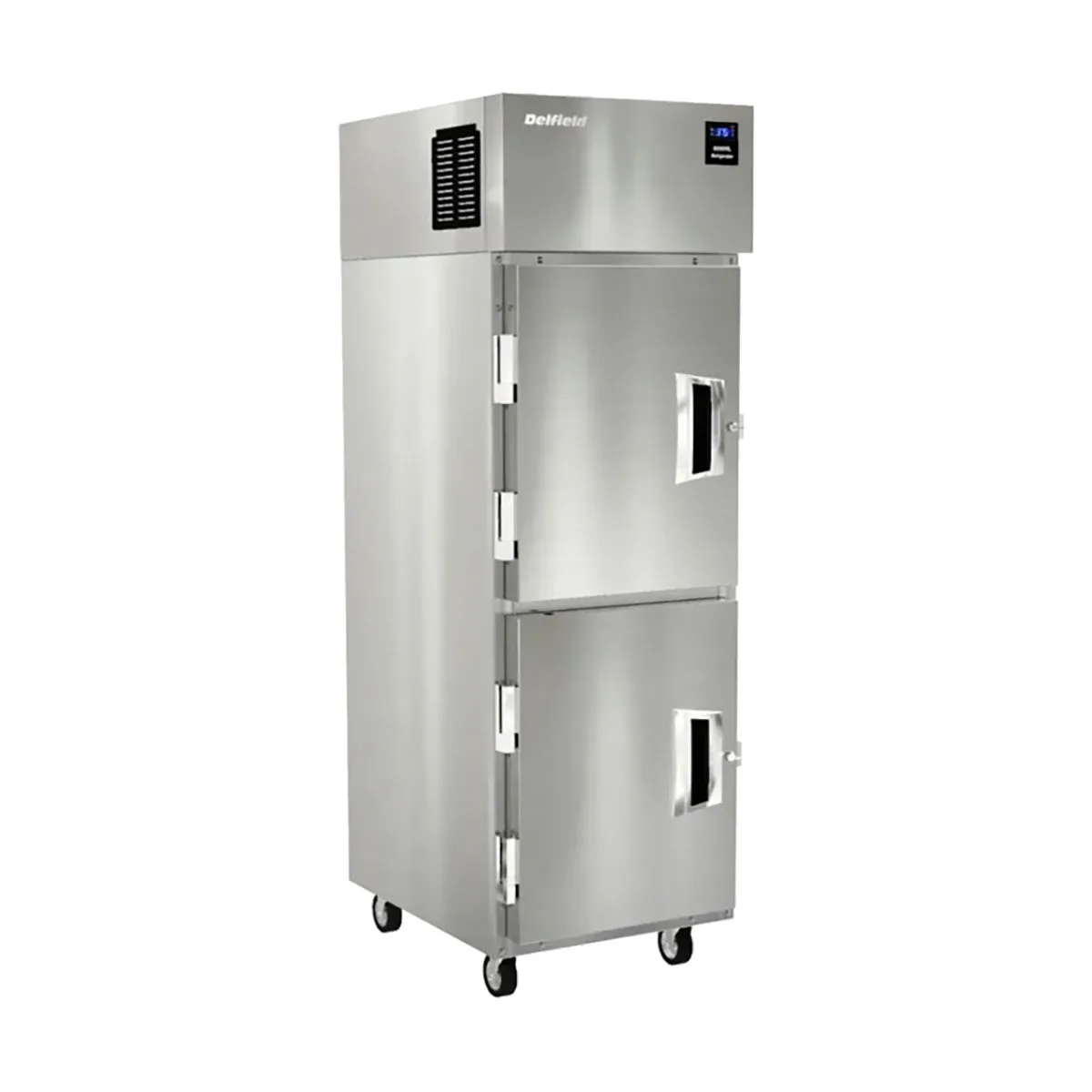 Delfield 6025XL-SH One Section Reach-In Refrigerator w/ 2 Solid Half Doors, Top Mounted, 20 cu. ft.