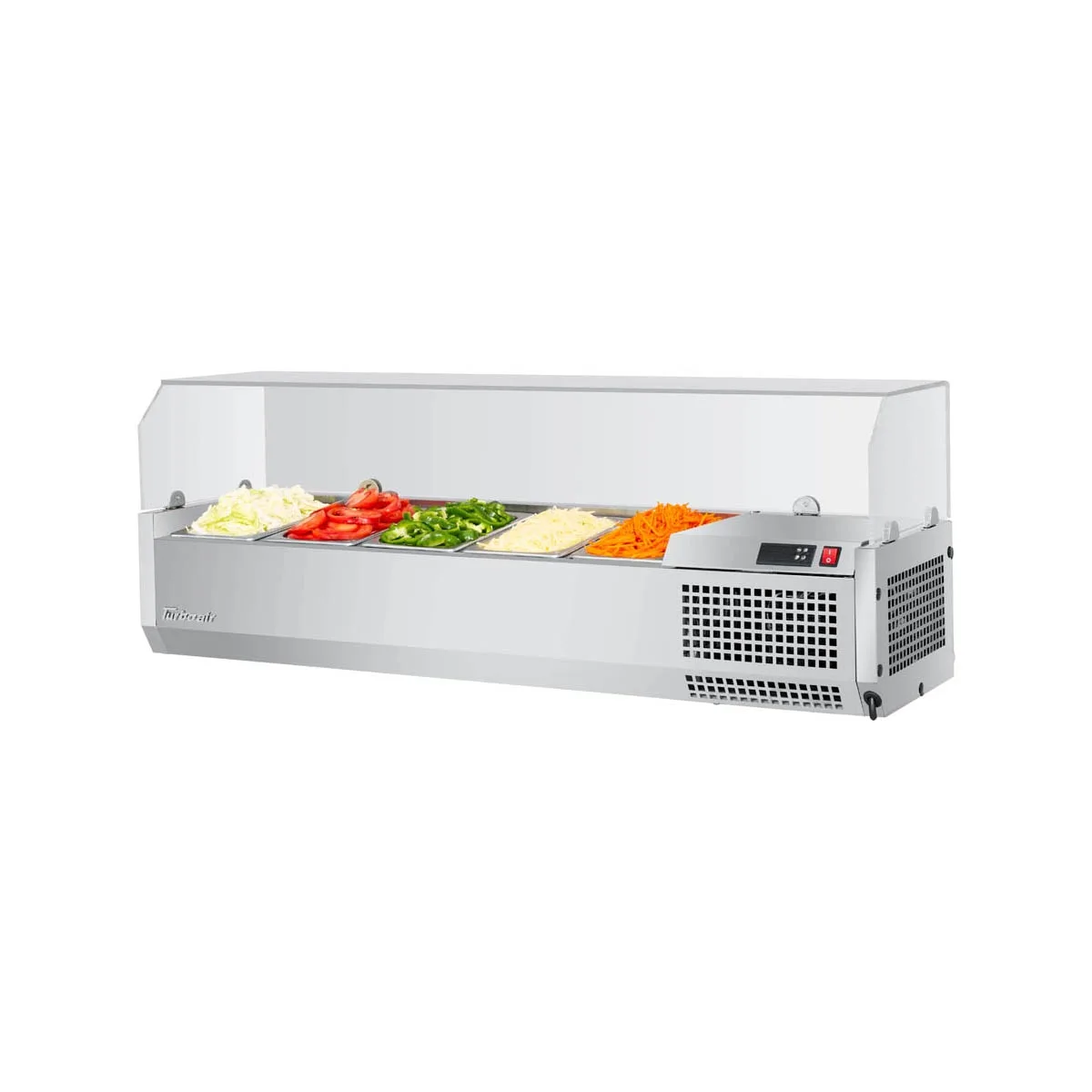 Turbo Air CTST-1200G-N 47" E-Line Countertop Salad Table, 5 Pan Capacity