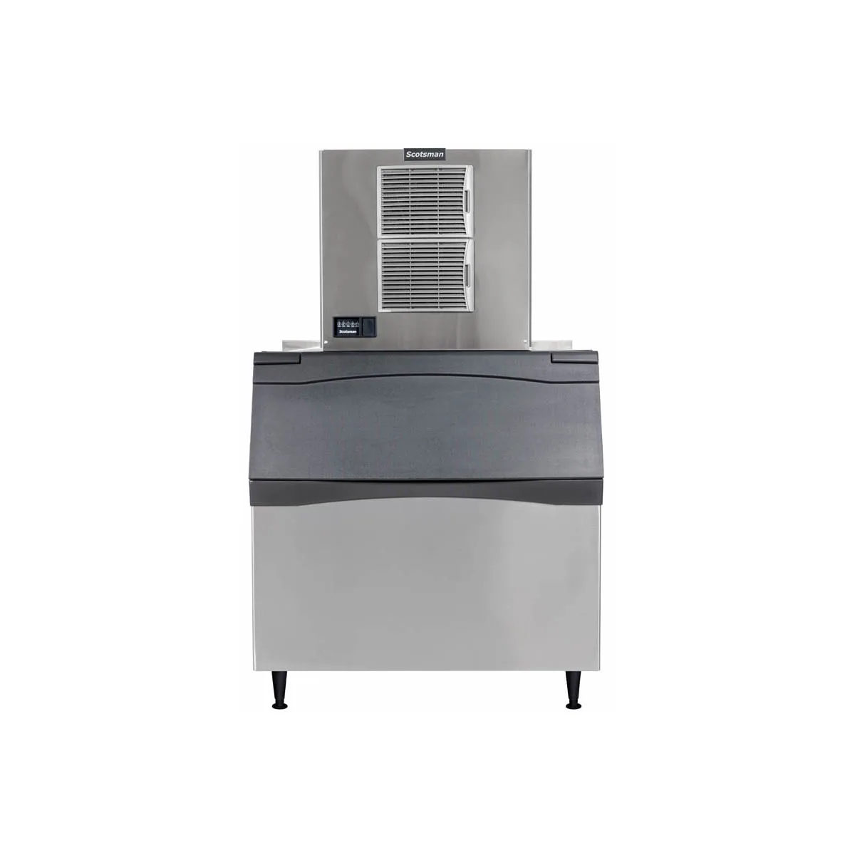 Scotsman MC0830MAX-32/B948S/KBT22B Air Cooled Full Cube 905 lb Ice Machine with Bin, 893 lb Storage