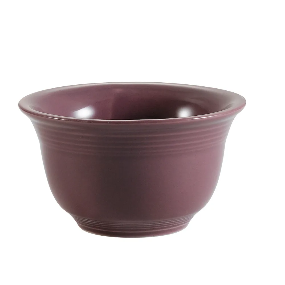 CAC China TG-4-PLM - Bouillon Cup, 7.5 oz (4‑1/8" Dia x 2‑1/4" H), Porcelain, Plum, Safe - 1 Dozen