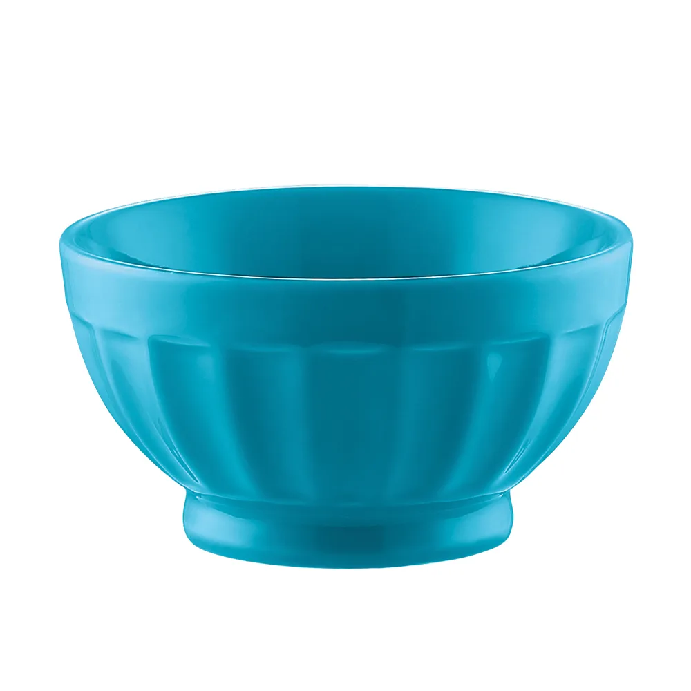 CAC China LTE-B5-PCK - 18 oz Bowl, 5" Dia x 2-7/8" H, Peacock, Oven Microwave Safe - 1 Dozen