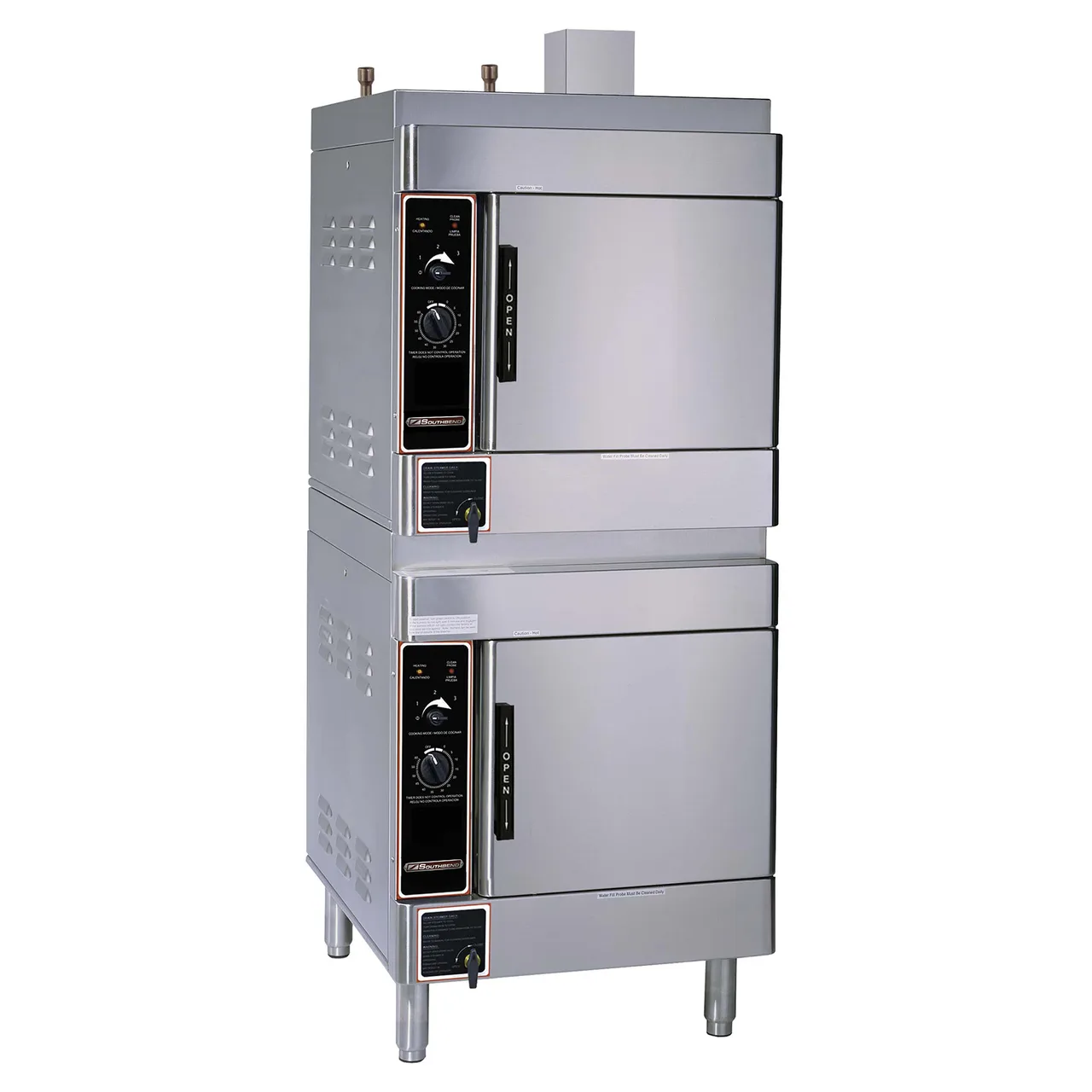 Southbend SIRIUS II-8-SB Floor Model Boilerless Gas Convection Steamer