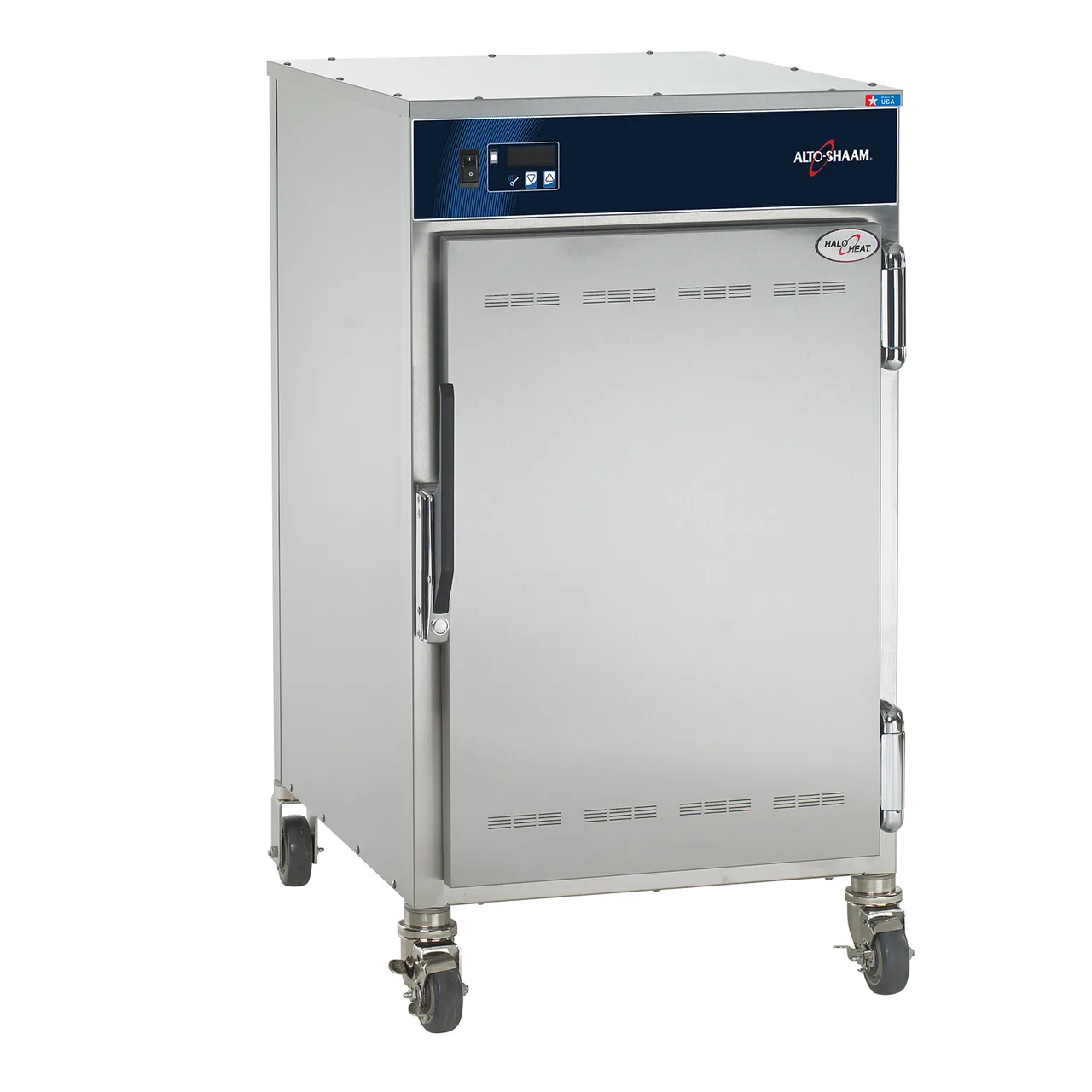 Alto-Shaam 1000-S 1-Section Solid Door Heated Holding Cabinet, 4 Pan Capacity, Stainless Steel