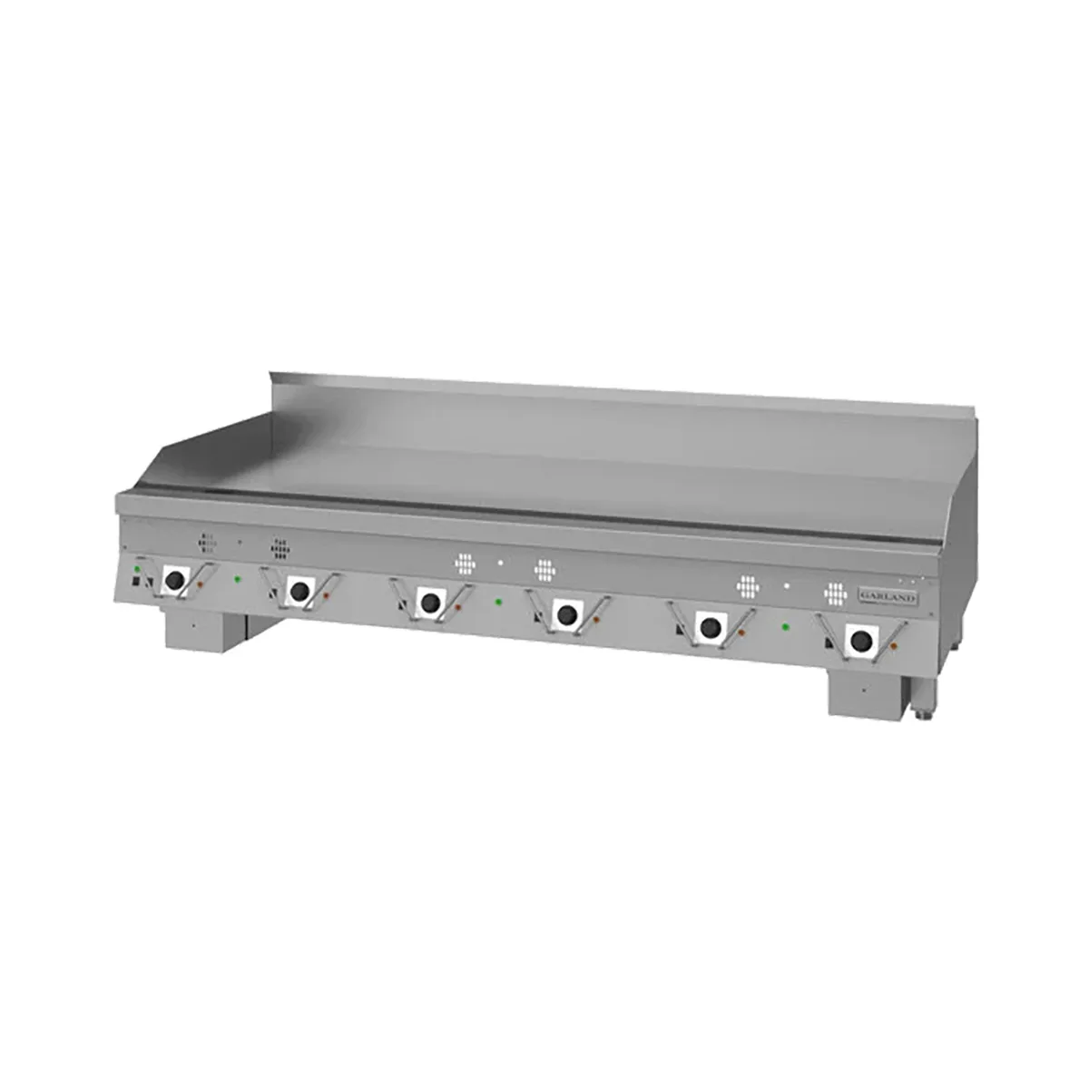 Garland US Range CG-72F 72" Countertop Thermostatic Gas Griddle, Front Drain, 180.000 BTU