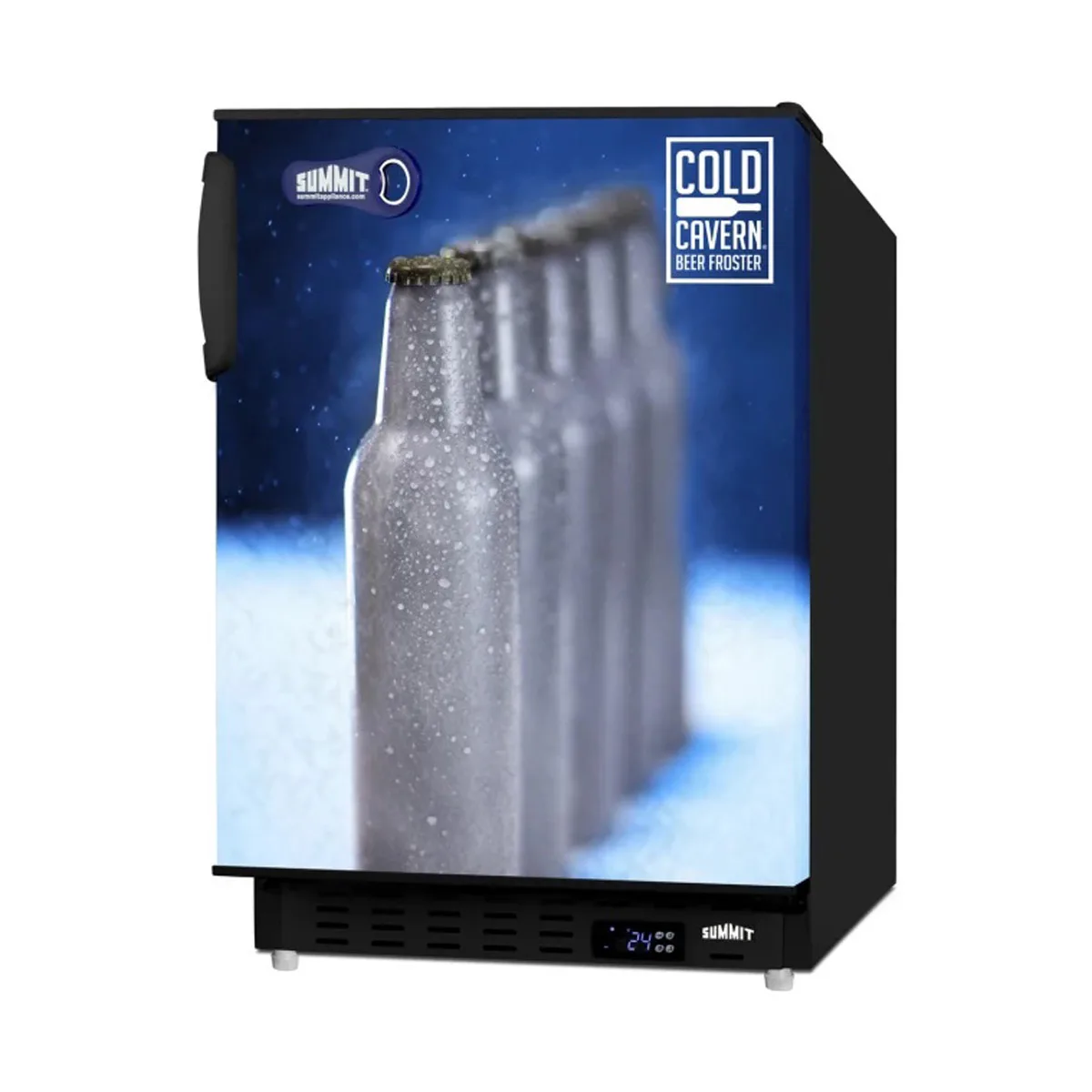 Summit ALFZ37BFROST 20" Built-in or Freestanding Undercounter Beer Froster, 2.68 cu. ft.