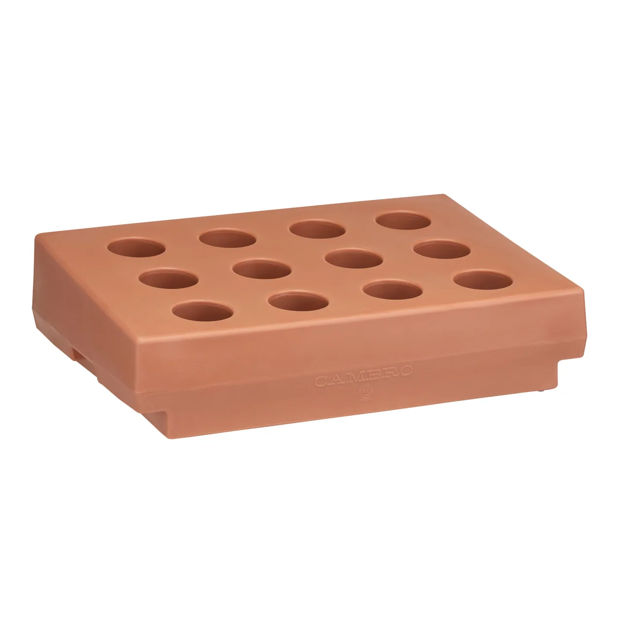 Cambro CR12157 Cutlery Rack, 12 Compartments, 33"L x 22-3/4"W x 9"H, Polyethylene, Coffee Beige