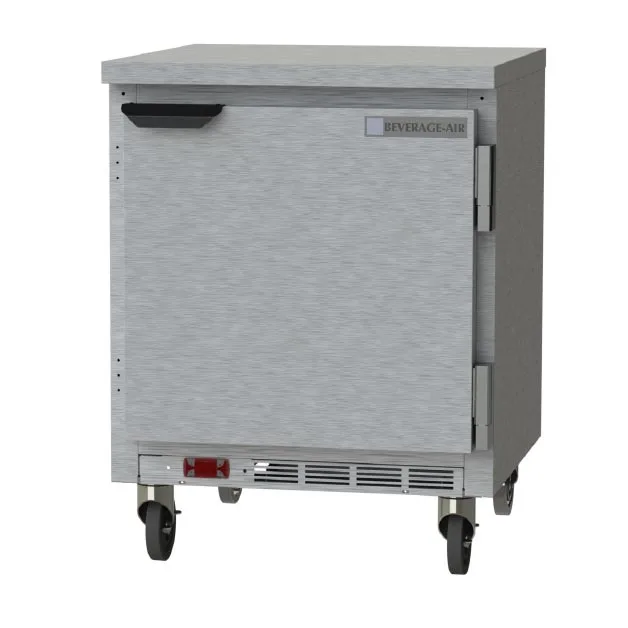 Beverage Air WTF27HC-FLT 27" 1-Section Worktop Freezer w/ 1 Door, 5.25 cu. ft.