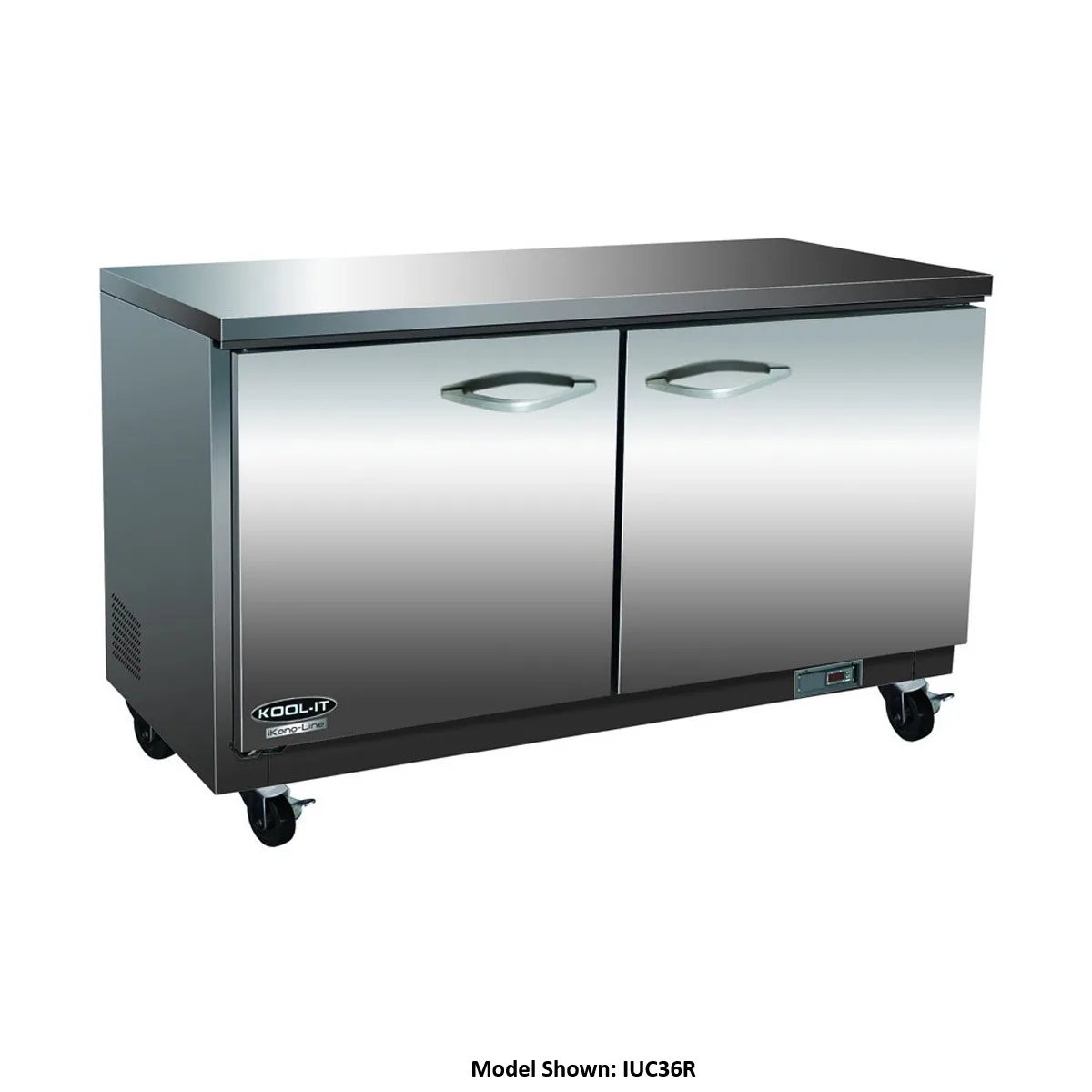 IKON IUC36R-2D 36" 2-Section Undercounter Refrigerator, 1 Door & 2 Drawers, Stainless Steel, 8 cu. ft.