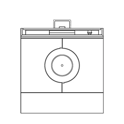 Southbend P36N-GRAD 36" Gas Heavy Duty Range w/ (1) Graduated Hot Top, Modular Base, 62.000 BTU