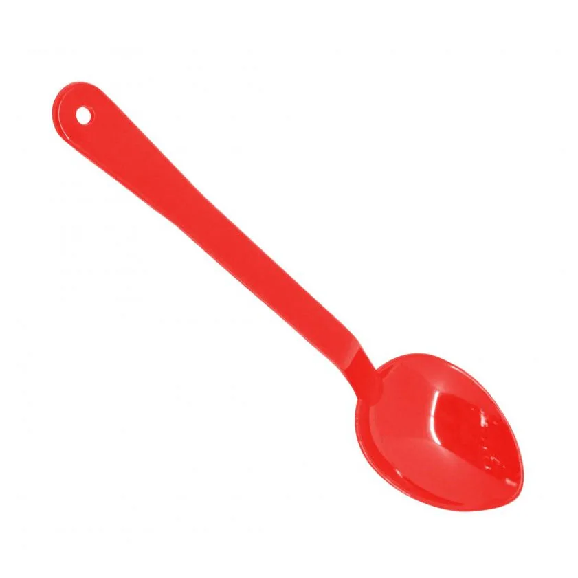 Omcan USA 80293 Serving Spoon – 13" Polycarbonate Red, NSF Plastic Utensil