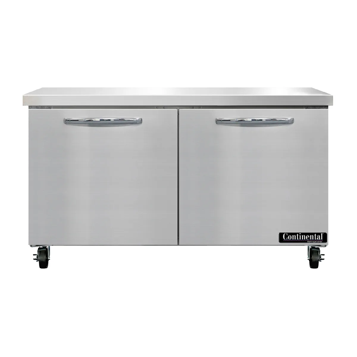 Continental Refrigerator SW48N 48" 2-Section WorkTop Refrigerator w/ 2 Doors, 13.4 cu. ft..