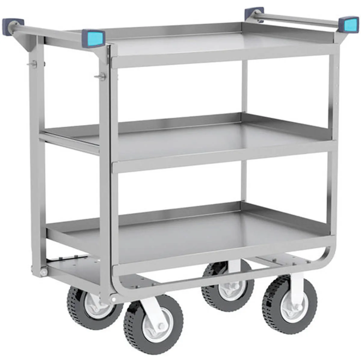 Lakeside 155046 Multi-Terrain Mobility Cart w/ (3) 21" x 33" Shelves