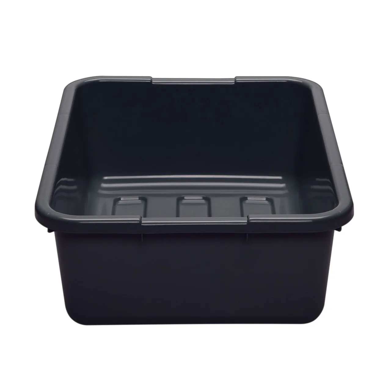 Cambro 21157CBP110 Cambox® Bus Box, 15-3/16"L x 20-3/16"W x 6-15/16"D, Black Hi-Gloss Plastic, 1-Compartment