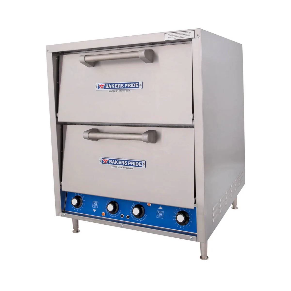 Bakers Pride P46-BL 26" Electric Countertop Pizza Bake Oven w/ 2 Decks, Thermostatic Controls