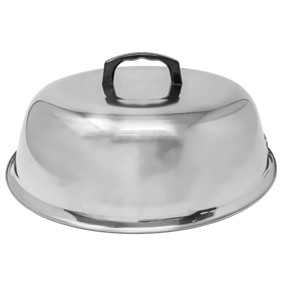 Omcan USA 47545 Wok Cover, 14" Diameter Stainless Steel, Restaurant-Grade Fit for Commercial Woks