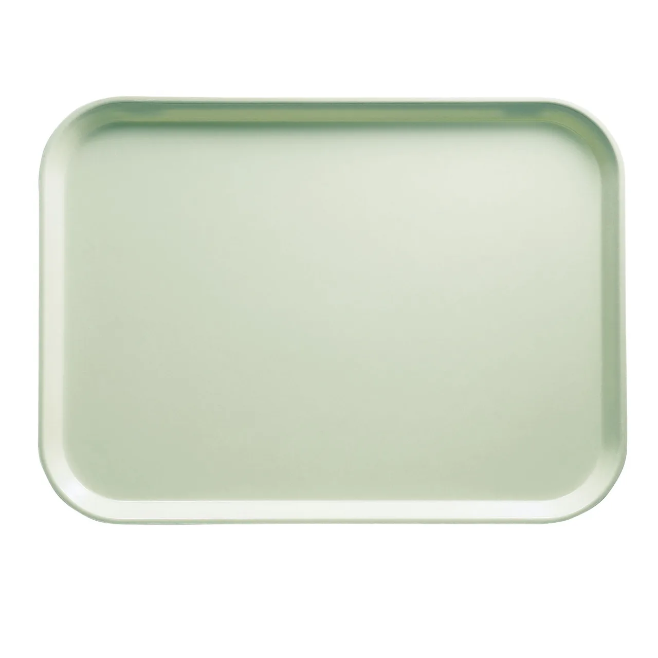 Cambro 1014429 Camtray Rectangular Tray, 10-5/8" x 13-3/4" Fiberglass, Green, NSF, Dishwasher Safe