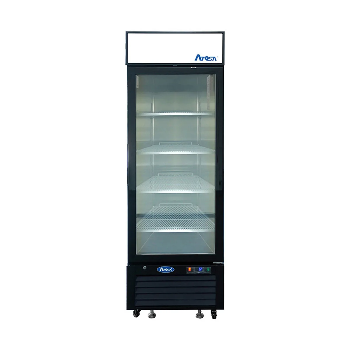 Atosa USA MCF8725GR 24" 1-Section Merchandiser Refrigerator w/ Glass Door, 11.1 cu. ft.