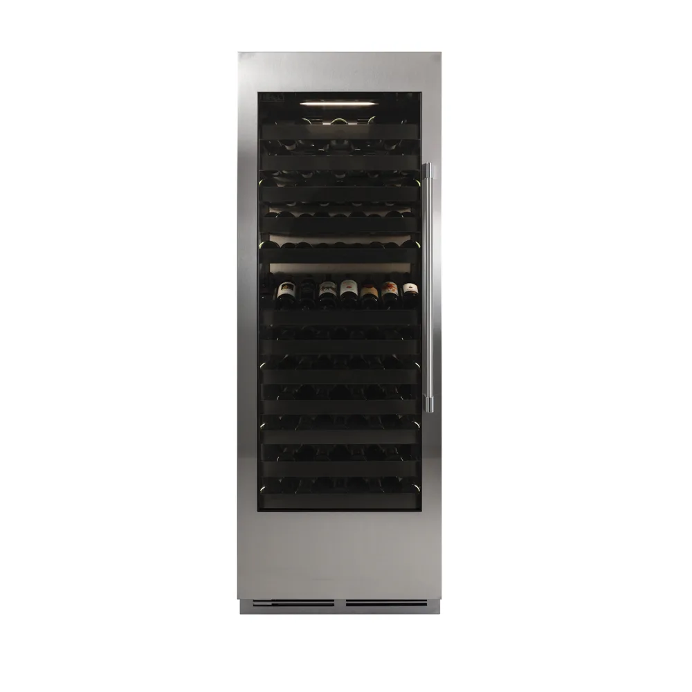 Perlick CC30W-2-4RL Wine Column, 16.9 Cu Ft, 29-3/4"W x 84"H, 109 Bottles, 11 Shelves, Lock, 115V